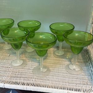 9 Green Martini Glasses